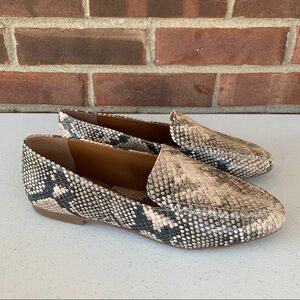 Caslon Snake Print Loafers